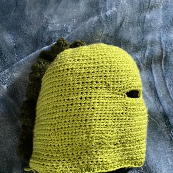 HANDMADE dino fashion ski mask - Picture 2 of 5